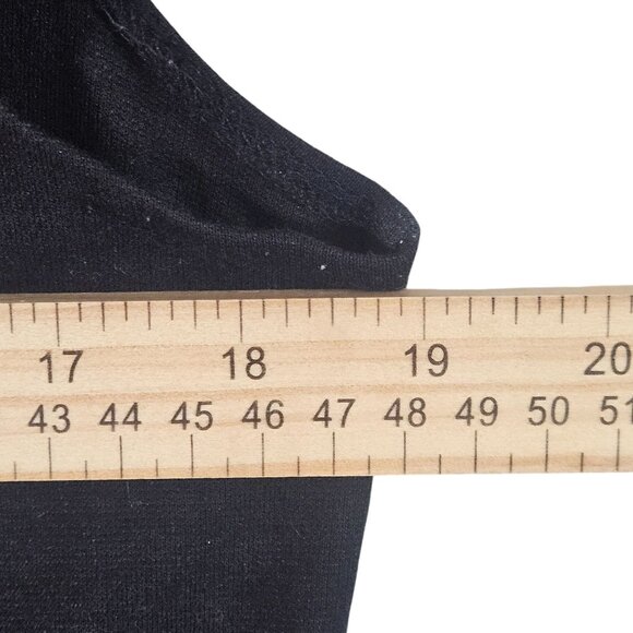 Maeve Colorblock Shift Dress Large Black White Mod Preppy Minimalist - Picture 8 of 9